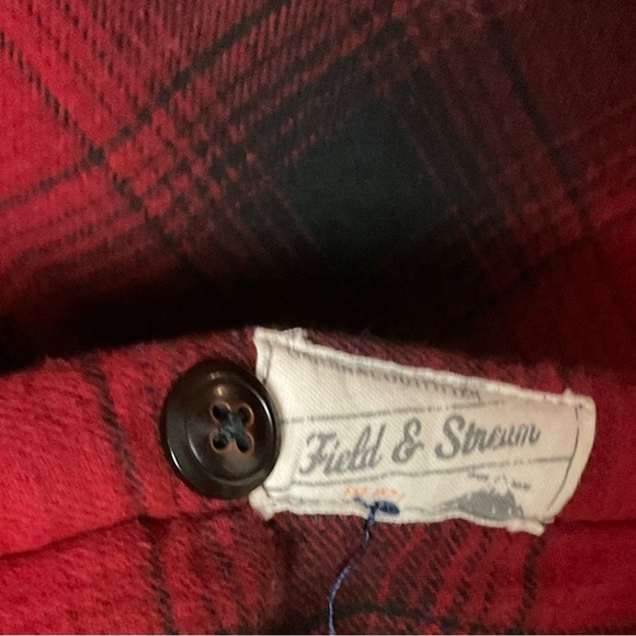 Field & Stream Sherpa Lined Flannel Overshirt - Picture 4 of 7